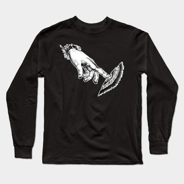 Black and Poisonous Long Sleeve T-Shirt by Shahdar